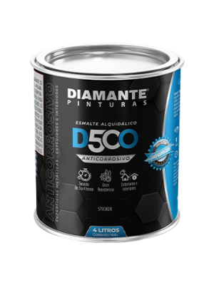 Pintura esmalte alquidálico anticorrosivo, D500