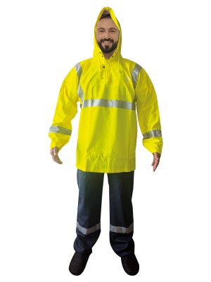 DZ1014_cuerpo Impermeabe HV heavy duty chamarra y pantalón