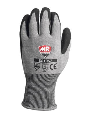 SG1057img1 Guante anticorte N6 palma de nitrilo arenoso, marca MR
