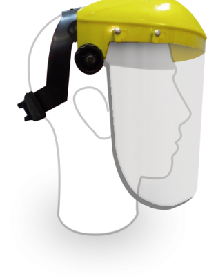 Careta de protección facial marca MR