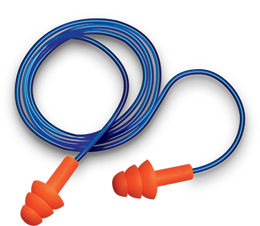 SQ1004 Tapón auditivo reusable con cordón y caja marca MR