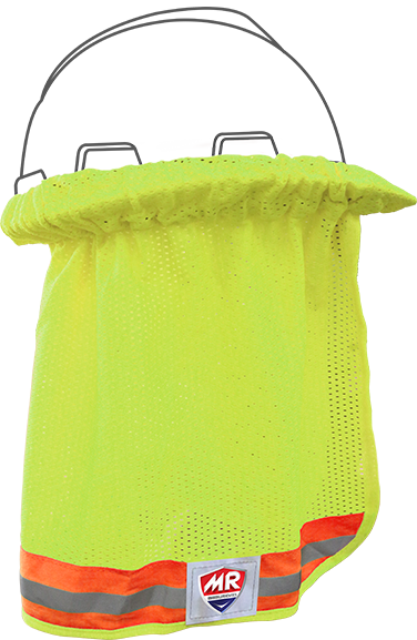 SR1040-AM Cubrenucas de alta visibilidad malla Jersey con Reflejante