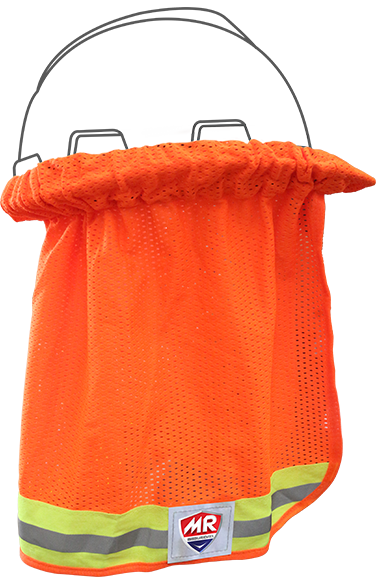 SR1040-NJ Cubrenucas de alta visibilidad malla Jersey con Reflejante