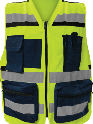 Chaleco reportero europeo ajustable