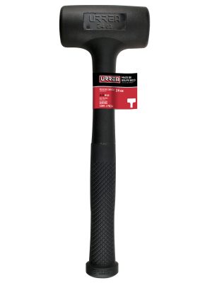 1424G_e.jpg 1424G - Mazo de golpe seco tapas fijas de alto impacto con mango Rubber grip de 10-5/64", 24 oz Urrea