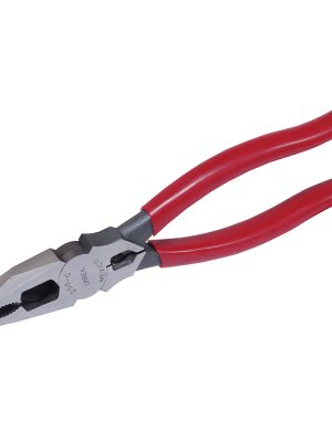 258G - Pinza para electricista con mango rubber grip de 8-17/32" universal corte lateral quijadas Urrea