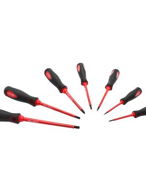 9700BV - Juego de destornilladores con mango bimaterial 1000 V combinados, 7 piezas Urrea