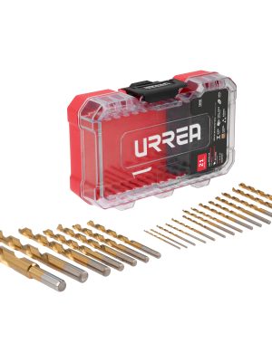 JIM9 - Juego de brocas de titanio, 21 piezas Urrea
