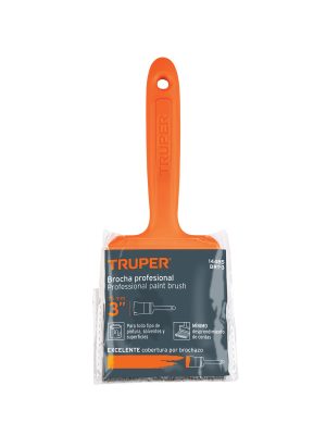 Brocha profesional de 3' con mango de plástico, Truper