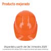 CAS-N.jpg Casco de seguridad, ajuste de matraca, naranja, Truper