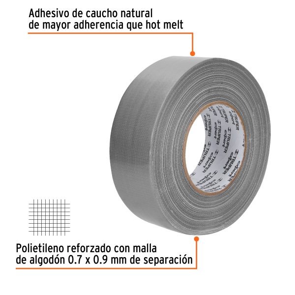 CDU-50XXFC1.jpg Cinta para ducto 50m x 48mm, espesor 0.27mm, Expert