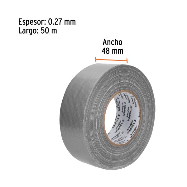 CDU-50XXFC2.jpg Cinta para ducto 50m x 48mm, espesor 0.27mm, Expert