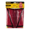 CHS-200RE1.jpg Chaleco de seguridad con cintas reflejantes, Rojo, Pretul