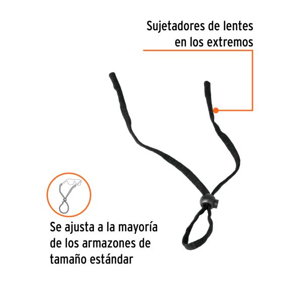 COR-LSFC1.jpg Cordón para lentes de seguridad, ajustable, Truper
