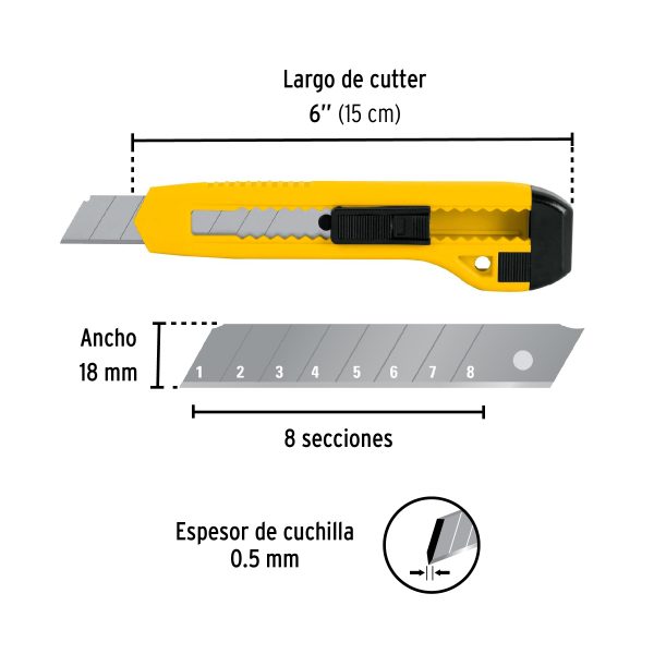 CUT-6PBFC2.jpg Cutter 18 mm plástico, Pretul
