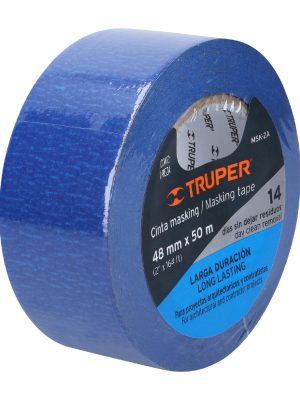 Cinta masking tape azul de 2' x 50 m para pintor, Truper