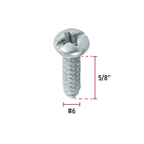 PILA-6X5-8FC2.jpg Bolsa con 200 pijas para lámina, #6 x 5/8', Fiero