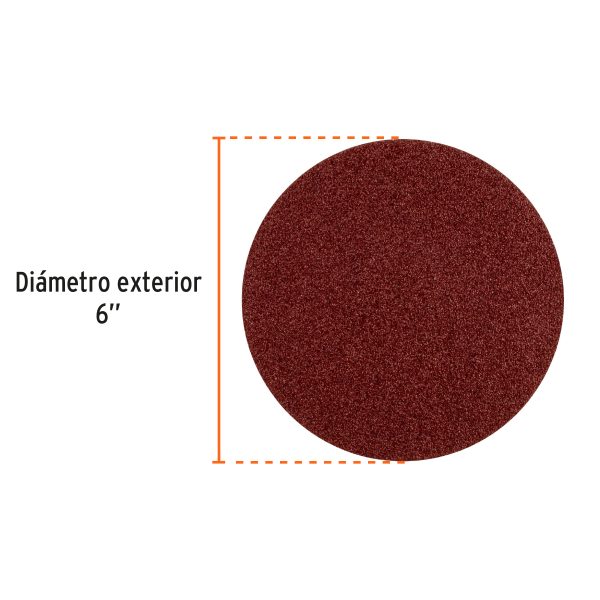 R12-PUL-4X6FC1.jpg Paquete c/3 discos de lija 6' grano 100, para PUL-4X6T