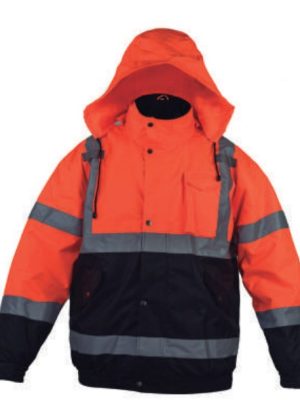 Chamarra térmica naranja HV