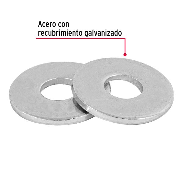 ARA-1-2FC1.jpg Bolsa de 1 kilo arandelas planas galvanizadas 1/2", FIERO