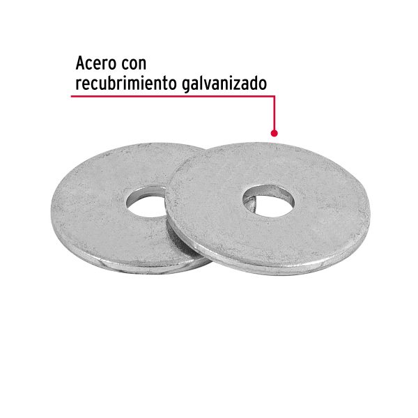 ARA-5-32FC1.jpg Bolsa de 1 kilo arandelas planas galvanizadas 1/8", FIERO