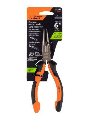T203-6XE1.jpg Pinza punta y corte 6' mango Comfort Grip, Truper Expert