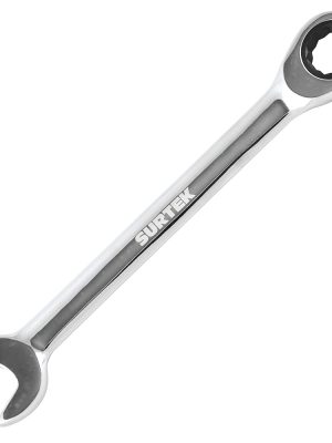 100584 - Llave combinada pulido espejo de matraca métrica, 12 puntas, 14mm Surtek