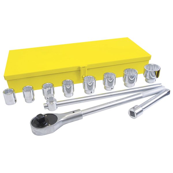 105604.jpg 105604 - Juego de dados y accesorios cuadro de 3/4" en pulgadas, 11 piezas Surtek