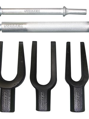 107253 - Juego de horquillas, separadores y accesorios, 5 piezas Surtek