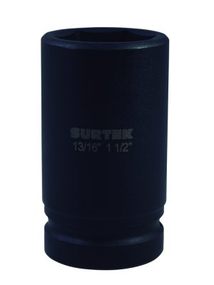 107283.jpg 107283 - Dado de impacto pulgadas, doble boca, cuadro para capuchón 13/16", 1-1/2" Surtek