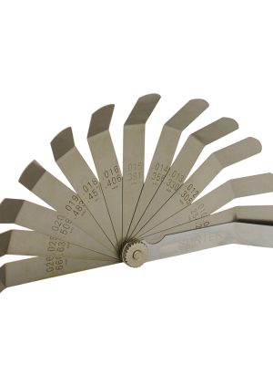 107323 - Calibrador en pulgadas 12 hojas dobladas 45° Surtek