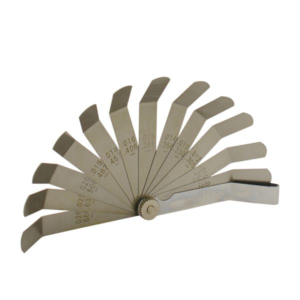 107323.jpg 107323 - Calibrador en pulgadas 12 hojas dobladas 45° Surtek