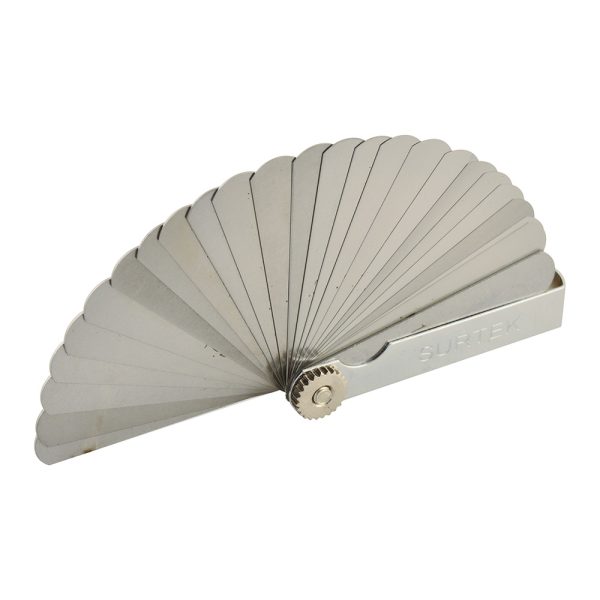 107332 - Calibrador en pulgadas y milimétricos 25 hojas Surtek