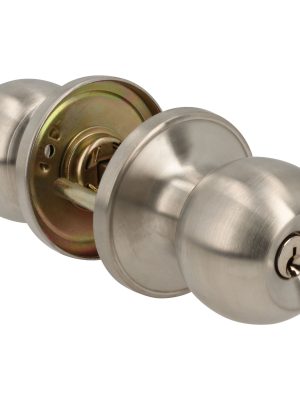 10CB.jpg 10CB - Combo de pomo tubulares de bola función doble, acero inoxidable, llave estándar, blíster Lock