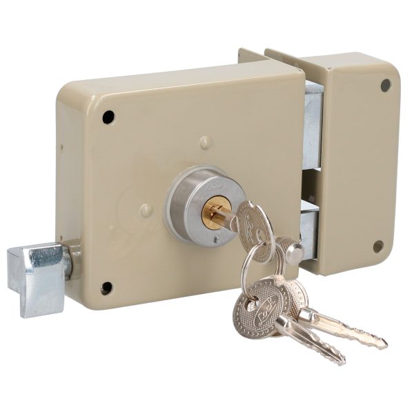 10CS.jpg 10CS - Cerradura de sobreponer función instala fácil, derecha, llave tetra, blíster Lock