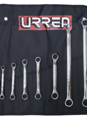 1100DM.jpg 1100DM - Juego de llaves de estrías pulido espejo de 15° métricas, 12 puntas, 7 piezas en estuche Urrea