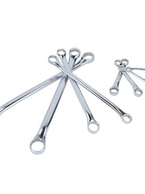 1100IM.jpg 1100IM - Juego de llaves de estrías pulido espejo de 15° métricas, 12 puntas, 8 piezas en rack Urrea