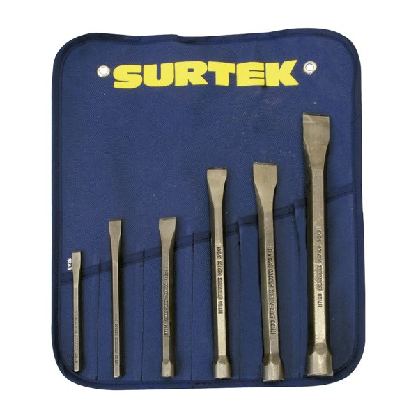 117193.jpg 117193 - Juego de cinceles, 6 piezas Surtek
