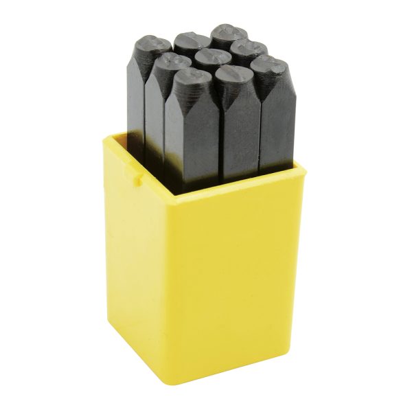 117218.jpg 117218 - Juego de números del "0" al "9" de golpe 8 mm, 9 piezas Surtek