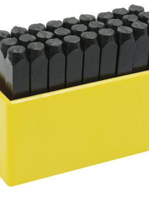 117226 - Juego de letras de la "A" a la "Z" de golpe 6 mm, 27 piezas Surtek