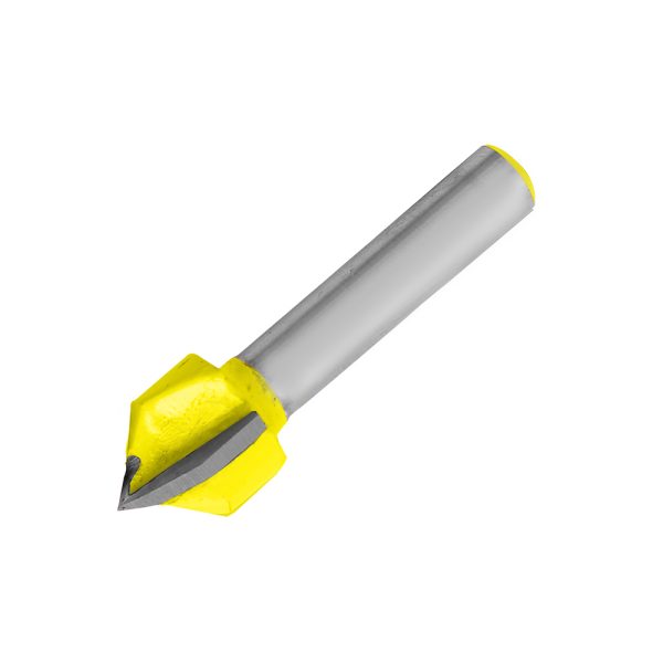 119264.jpg 119264 - Broca para router de acero corte en "V" 3/8" zanco de 1/4" Surtek