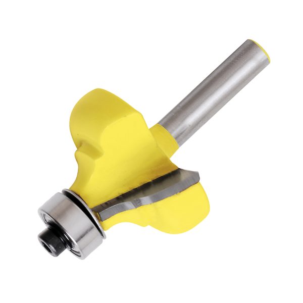 119277 - Broca para router de acero moldadura clásica con balero 1-3/8" zanco de 1/4" Surtek