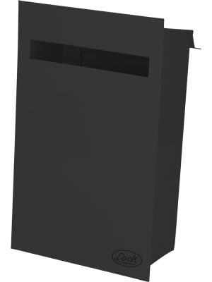 11BZ.jpg 11BZ - Buzón negro 21.5 x 35 x 10.5 cm Lock
