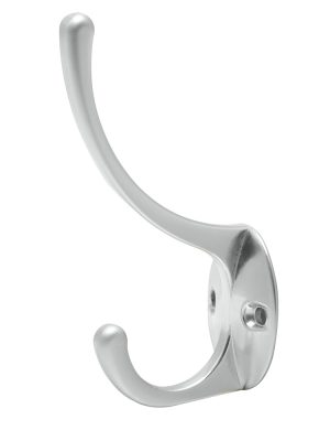 11PE - Gancho perchero sombrero y abrigo, níquel satinado Lock