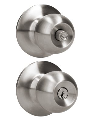 11POP.jpg 11POP - Pomo cilíndrico bola función recámara, acero inoxidable, llave estándar, blíster Prolok