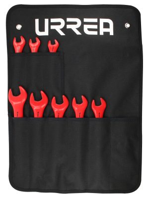 1201V - Juego de llaves españolas 1000 V, en pulgadas, 8 piezas Urrea