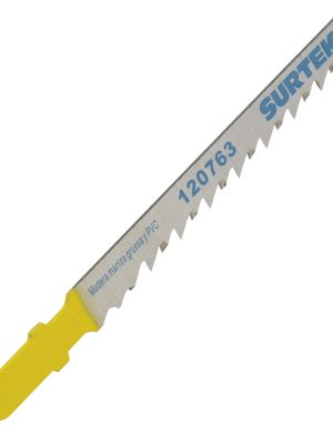 120763 - Segueta para sierra caladora 6 dpp, acabado grueso, zanco T, 5 piezas Surtek