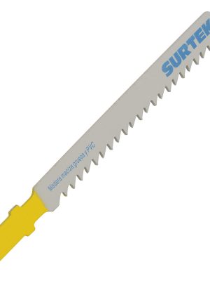 120764 - Segueta para sierra caladora 8 dpp, acabado estándar, zanco T, 5 piezas Surtek