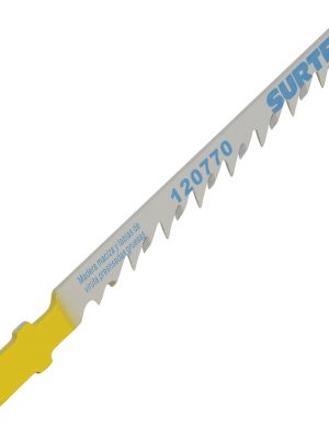 120770 - Segueta para sierra caladora 6 DPP, acabado grueso, zanco T, 5 piezas Surtek