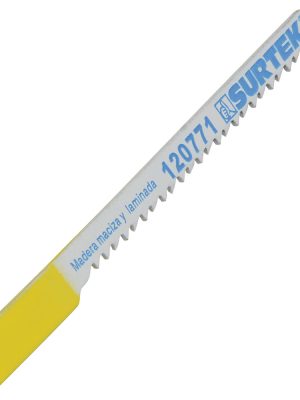 120771 - Segueta para sierra caladora 14 DPP, acabado fino, zanco U, 5 piezas Surtek